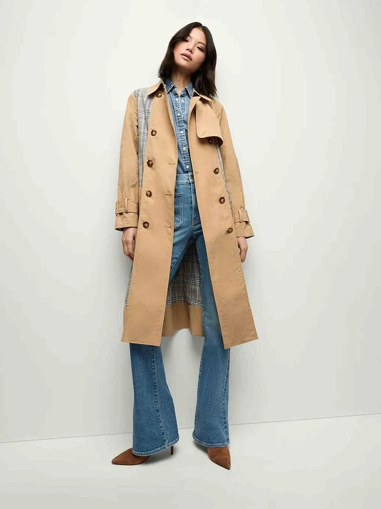 VERONICA BEARD Veronica Beard Patchwork Trench Coat 2