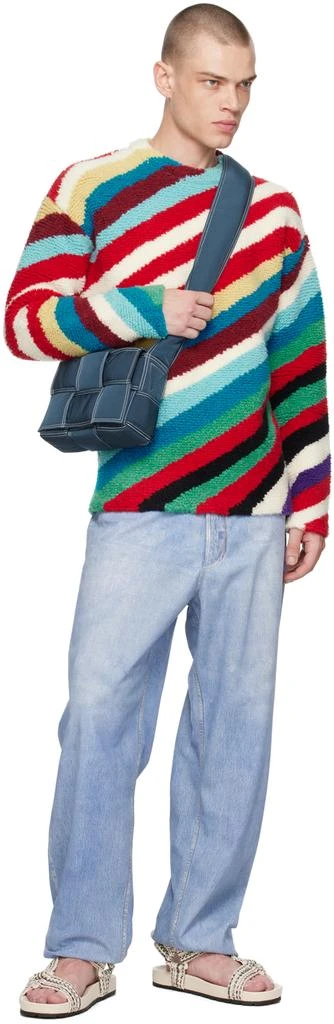 Bottega Veneta Navy Small Padded Tech Cassette Bag 4