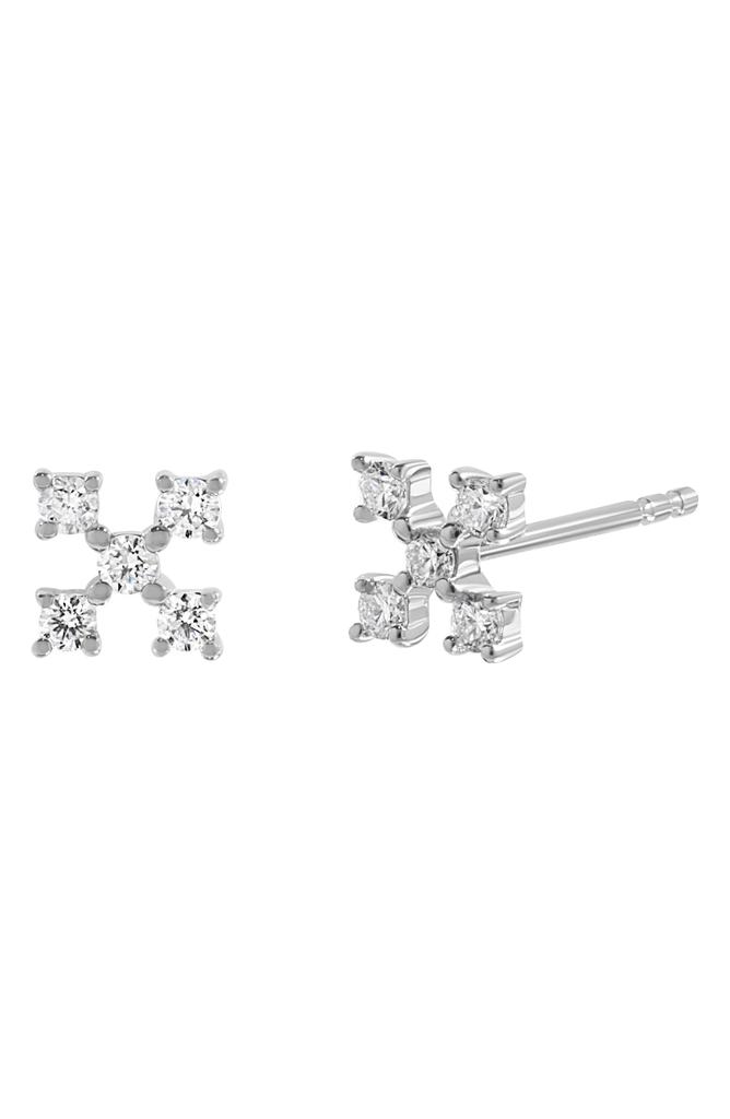 Bony Levy 18K White Gold Diamond Stud Earrings - 0.23ct.