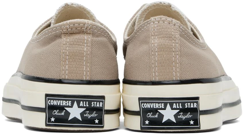 Converse Taupe Chuck 70 Vintage Canvas Sneakers 2