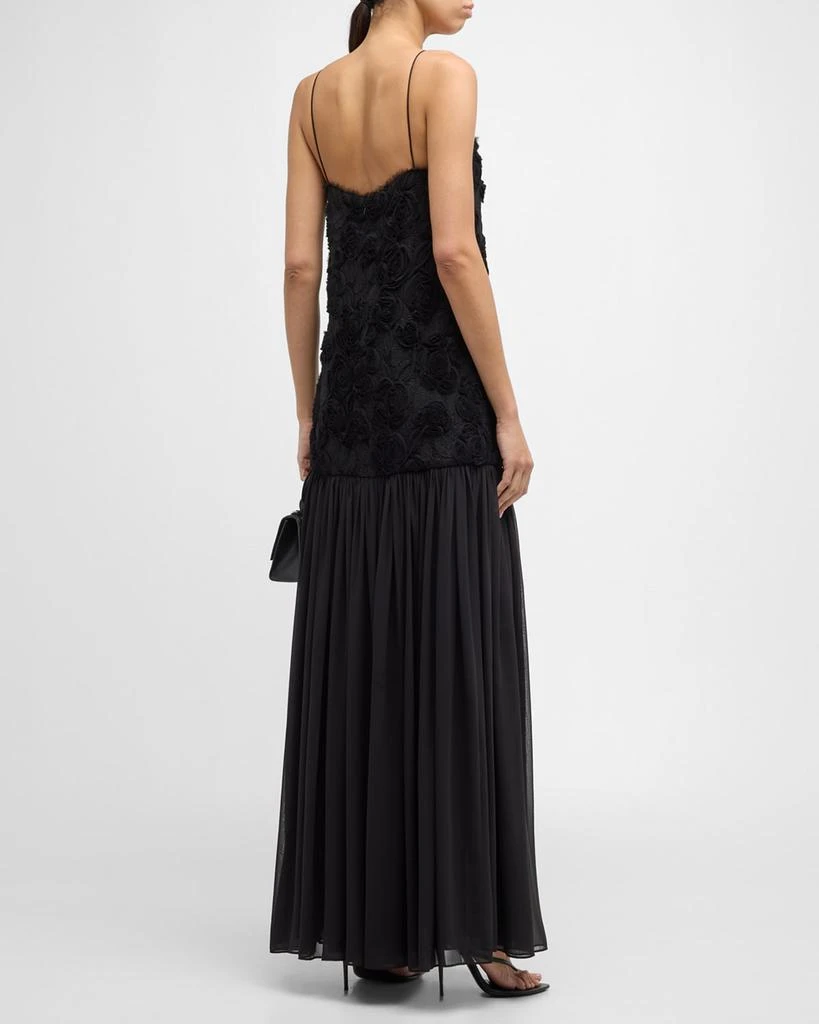 Alexis Natalina Floral Applique Embroidered Maxi Dress 6