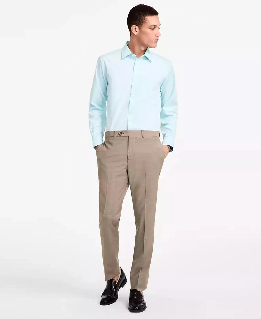 Brooks Brothers Men’s Regular Fit Non-Iron Spread Collar Houndstooth Pinpoint Dress Shirt 2