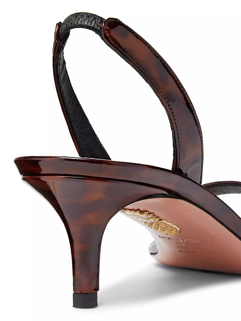Aquazzura So Nude 50MM Patent Leather Sandals 3