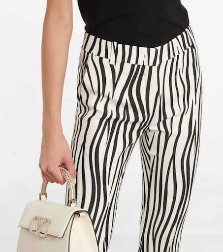 Valentino Zebra-print wool-blend pants 4