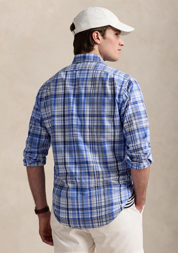 Ralph Lauren Classic Fit Plaid Oxford Shirt