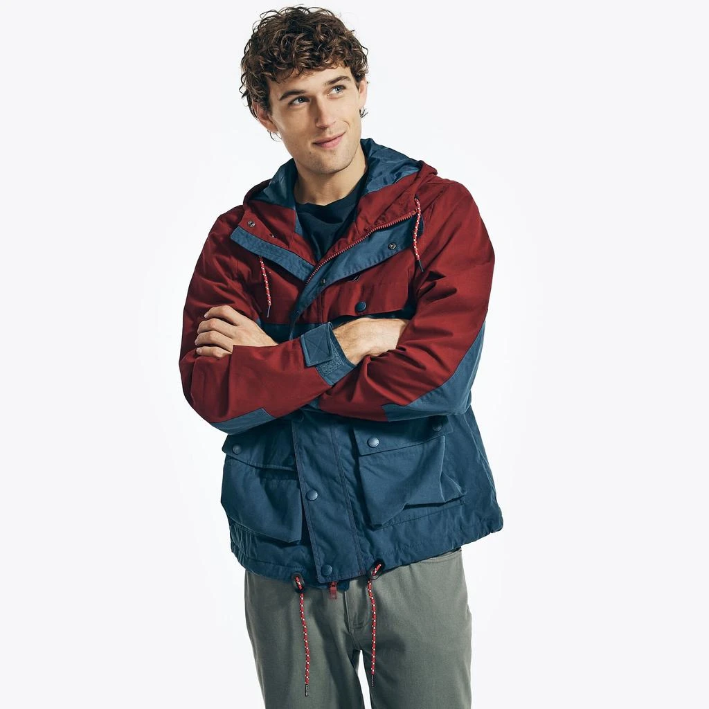 Nautica Mens Sustainably Crafted Water-Resistant Sailing Jacket 1