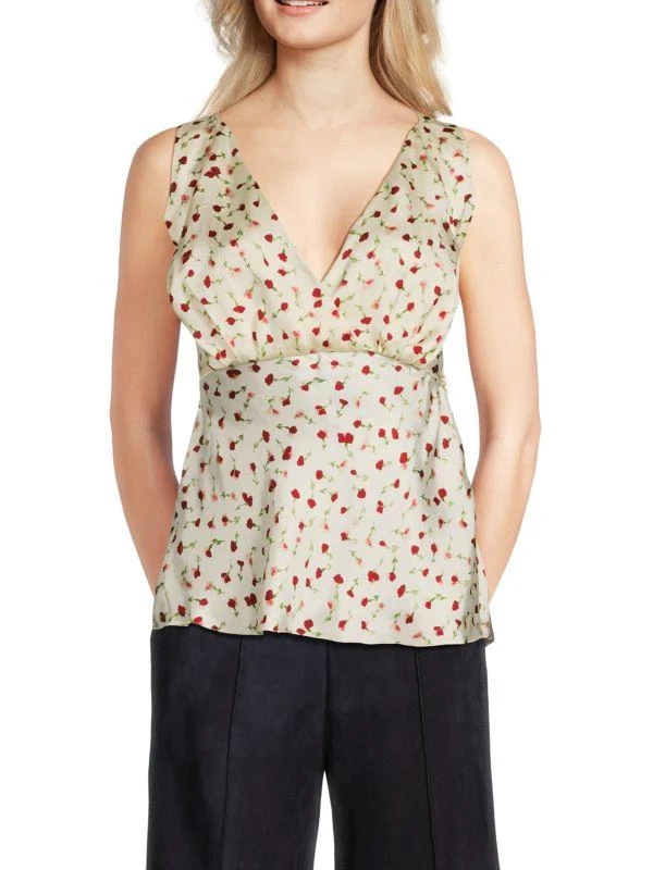 Khaite Oli Floral Top 1