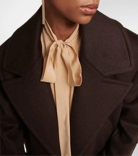 Yves Saint Laurent Tie-neck silk shirt 6