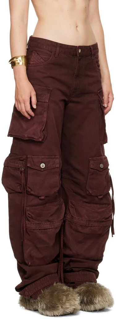 The Attico Red Fern Cargo Pants 2