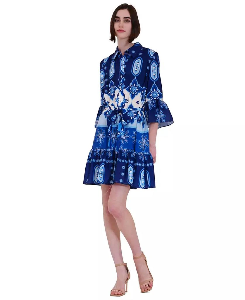 Women's Printed Button-Front Tie-Waist Dress  On Sale Now with Up to 31%  Off | Discover Exclusive Deals & Savings at BeyondStyle  Authentic julia jordan  dress|women's fashion|dresses with Limited-Time Discounts, Free