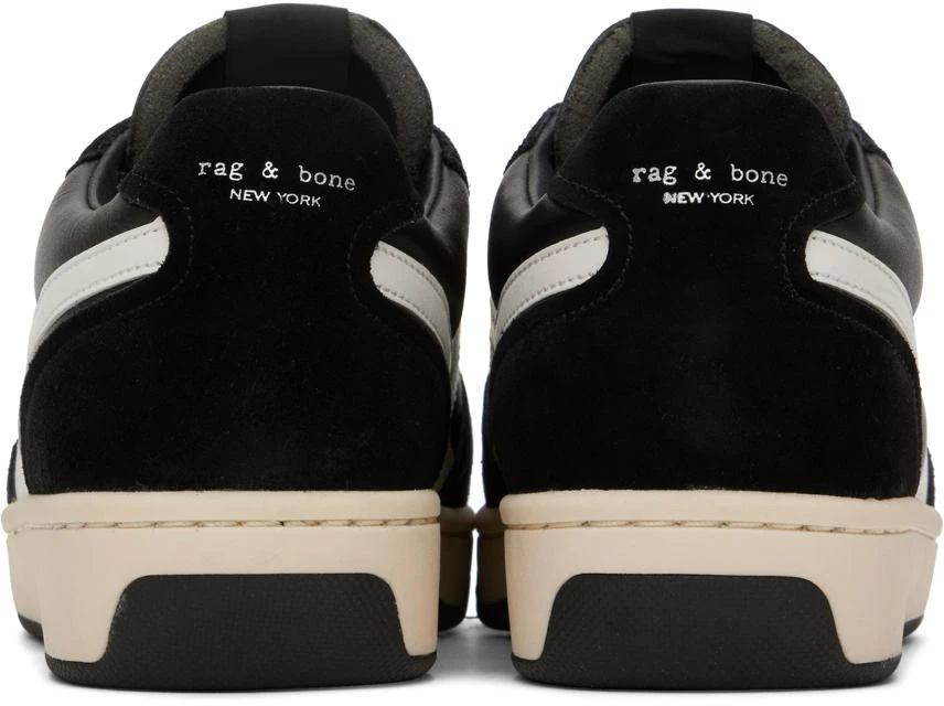Rag & Bone Black & White Retro Court Sneakers 2