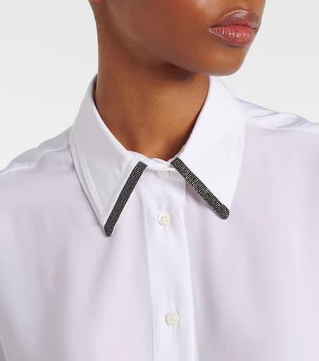 Brunello Cucinelli Monili silk satin shirt 4