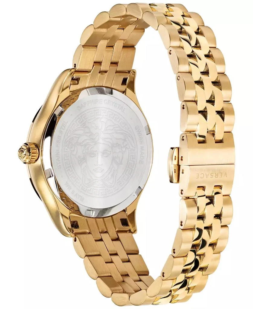 Versace Women's Swiss Hellenyium Gold Ion Plated Bracelet Watch 36mm 3