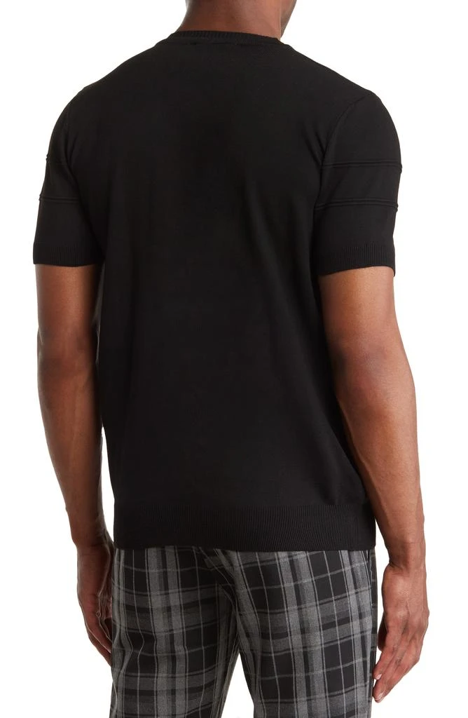 TR Premium Short Sleeve Textured V-Neck T-Shirt 2
