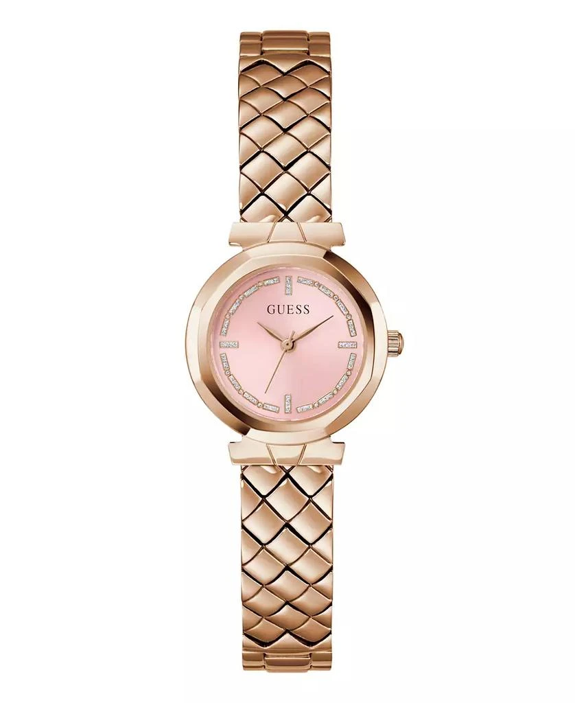 GUESS Women's Analog Rose Gold Tone Steel Watch, 26mm 1