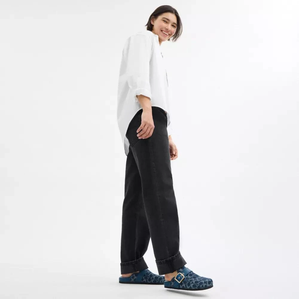 Coach Ashton Clog In Signature Denim 5