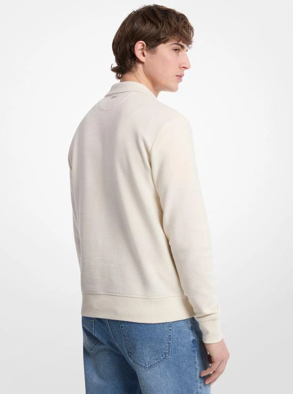 Michael Kors Cotton Blend Half-Zip Sweater 2