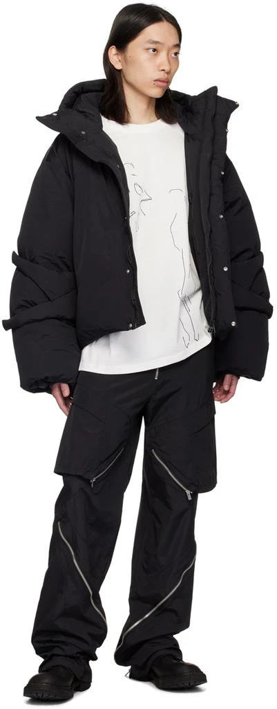 Heliot Emil Black Strap Down Jacket 4