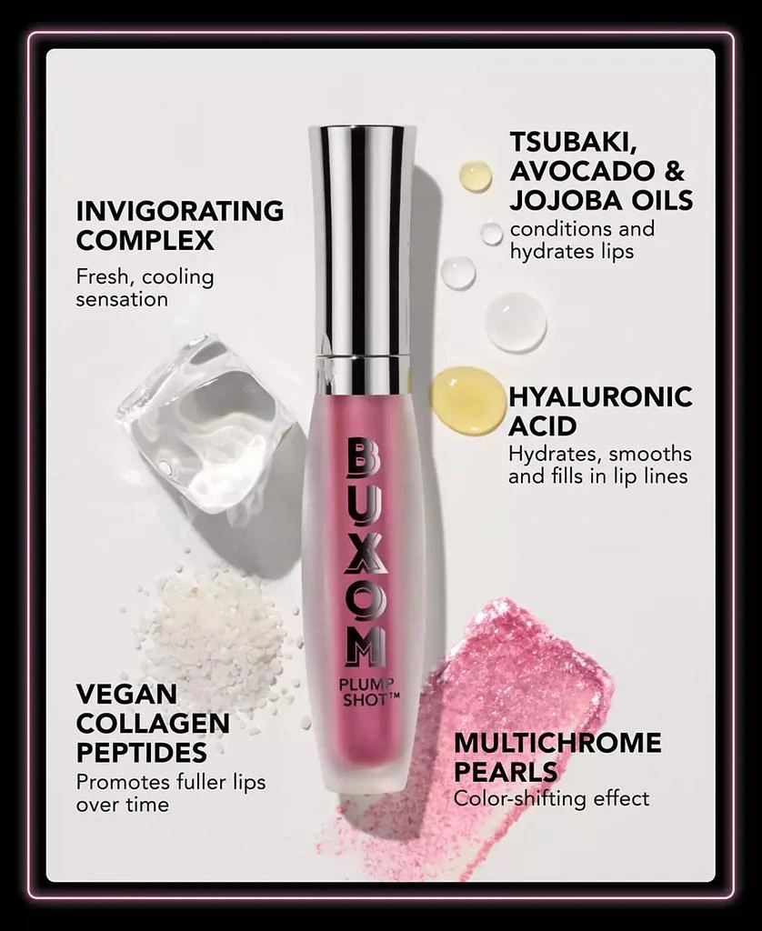 Buxom Cosmetics Plump Shot Collagen Peptides Plumping Lip Serum-Multichrome, 0.14 oz. 3