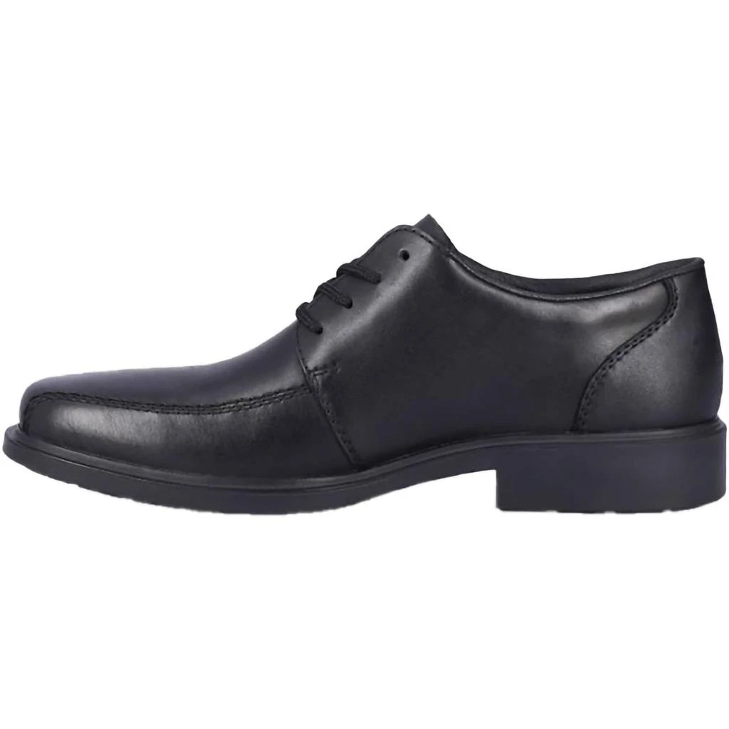 Rieker Men's Maurice Leather Dress Shoes In Nero/black 2