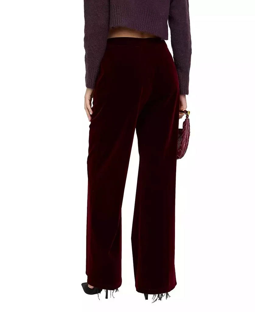 Lily and Lionel London Women
s Maiden Wide Leg Velvet Trouser 2