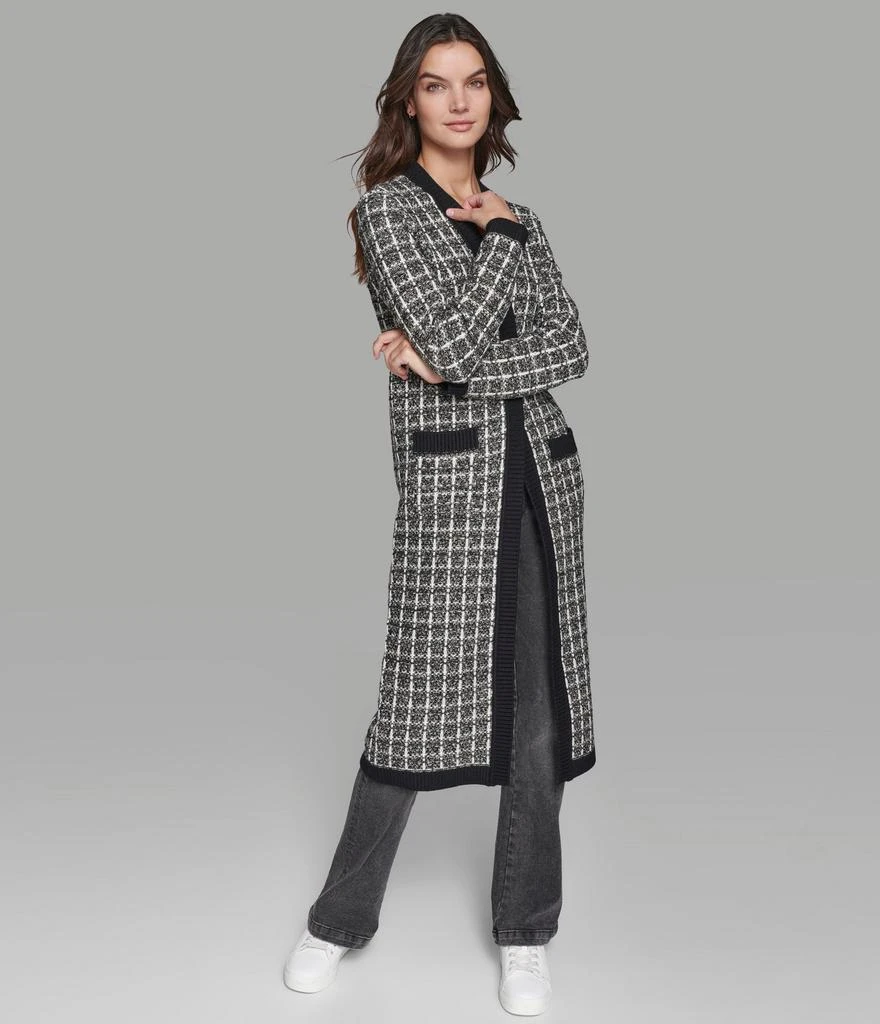 Karl Lagerfeld Paris TWEED DUSTER CARDIGAN 3