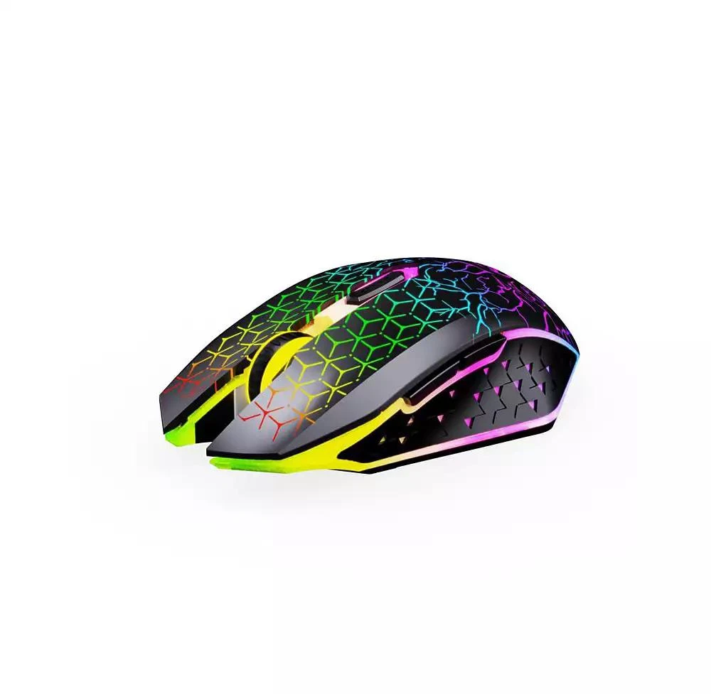 risokeys Dual Mode Wireless Gaming Mouse 2.4G and Bluetooth 5.2 RGB Silent 3 Speed DPI