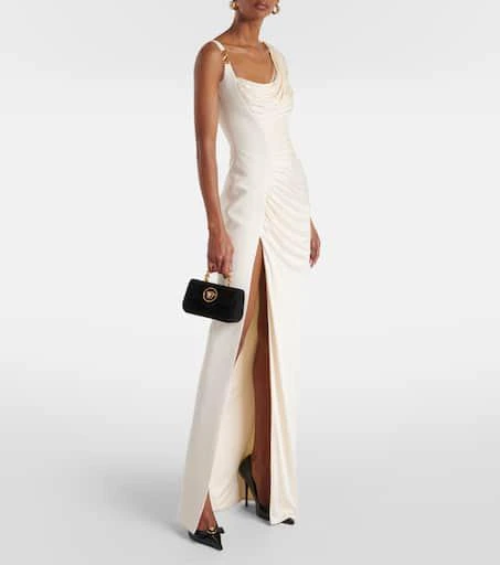 Versace La Medusa Mini satin tote bag 5