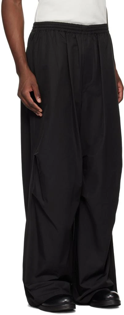 We11done Black Tucked Trousers 2