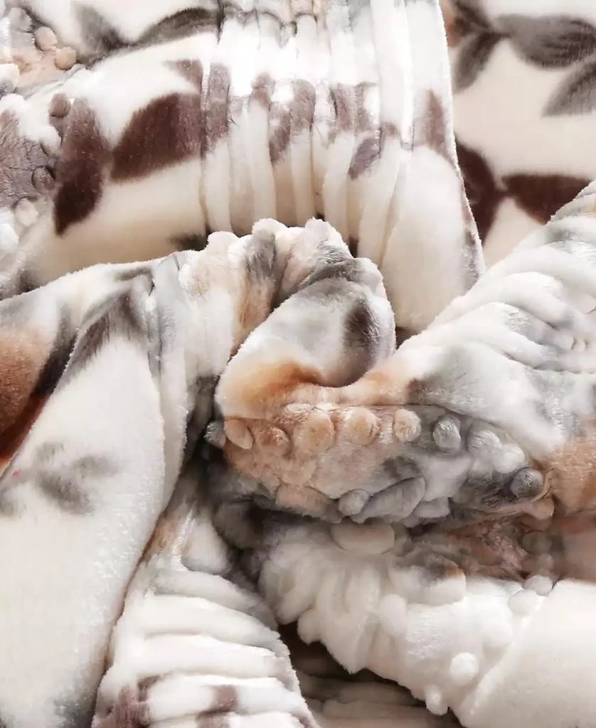 Nestl Printed Faux Mink Weighted Blanket, 9 lbs 5