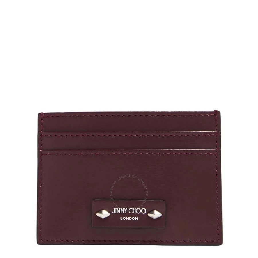 Jimmy Choo Embossed Logo Leather Card Case 1