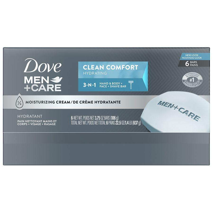 Dove Body Soap and Face Bar Clean Comfort