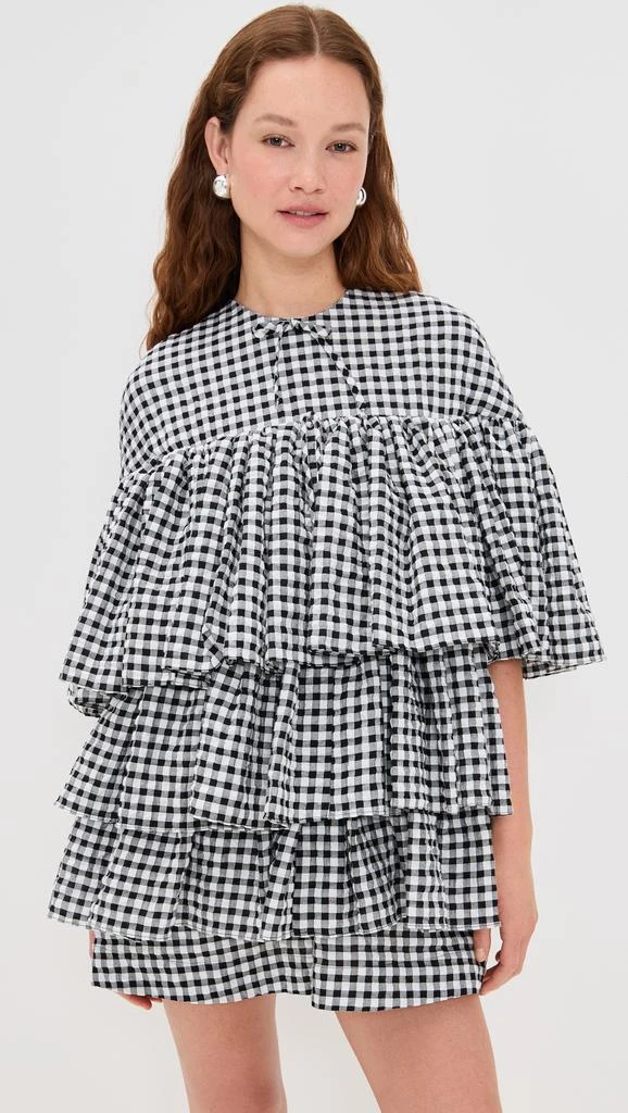 Meryll Rogge Ruffle Tiered Dress 6