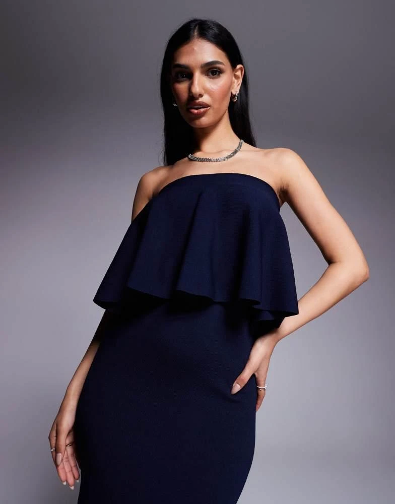 butter maxi dress Yvette Slip Maxi Dress With Asymmetrical Hem - Butter