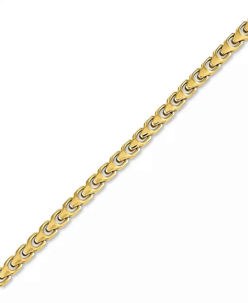Bulova Gold-Tone Stainless Steel Link Bracelet 2
