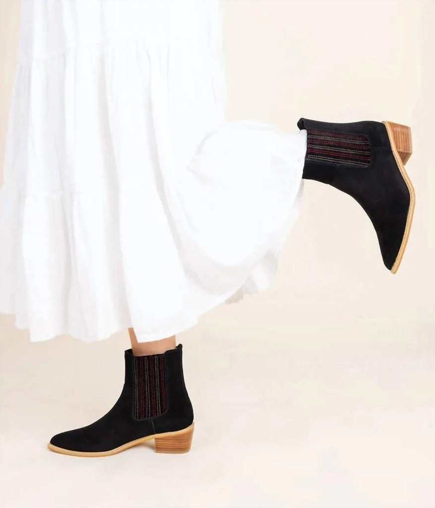 Naughty Monkey Naughty Monkey - Women's Lenor Block Heel Ankle Boots 4