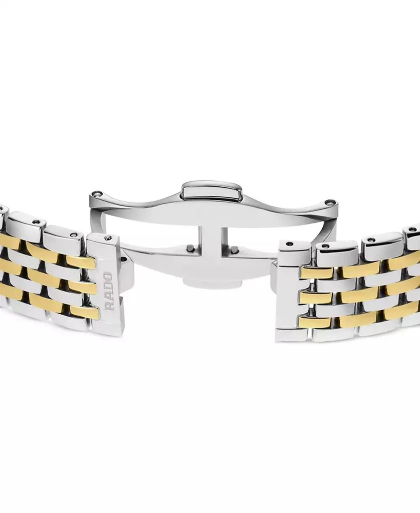 Rado Women's Swiss Florence Classic Diamond (1/20 ct. t.w.) Two-Tone Stainless Steel Bracelet Watch 30mm 4