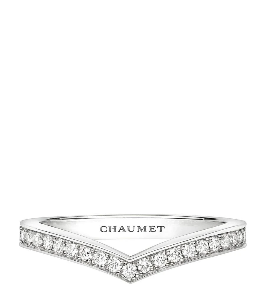 Chaumet Platinum and Diamond Joséphine Aigrette Ring 1