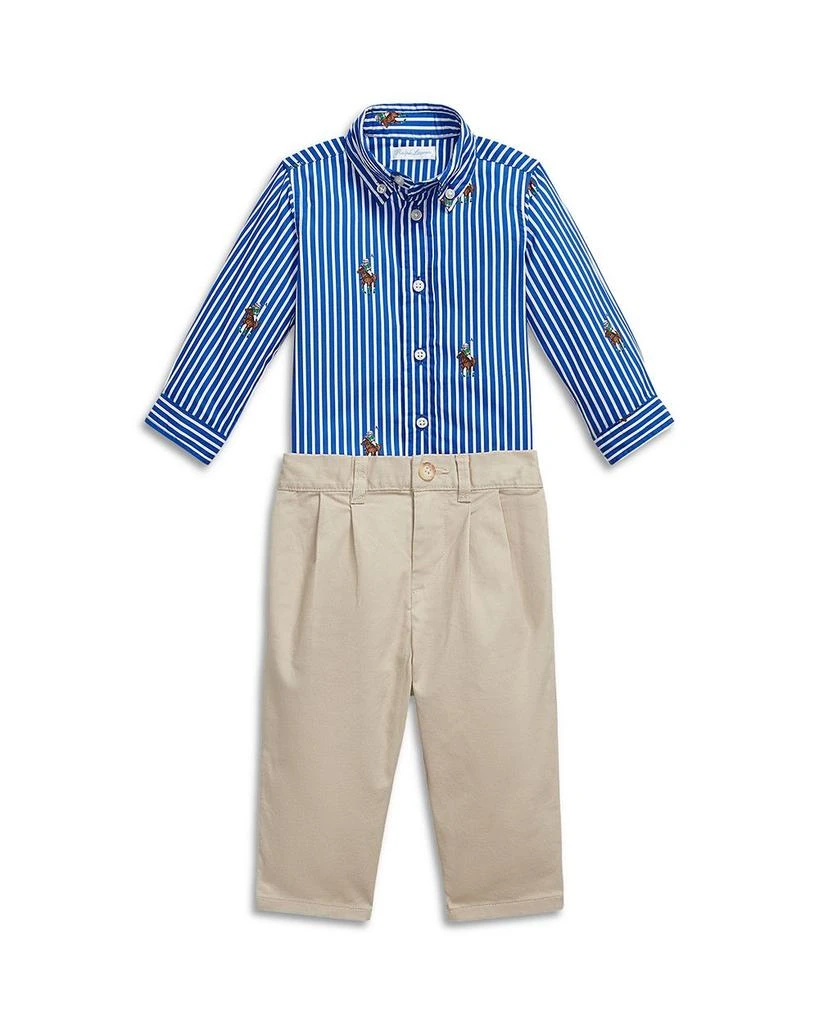 Ralph Lauren Boys
 Polo Bear Shirt 
Flex Abrasion Pants Set - Baby 1