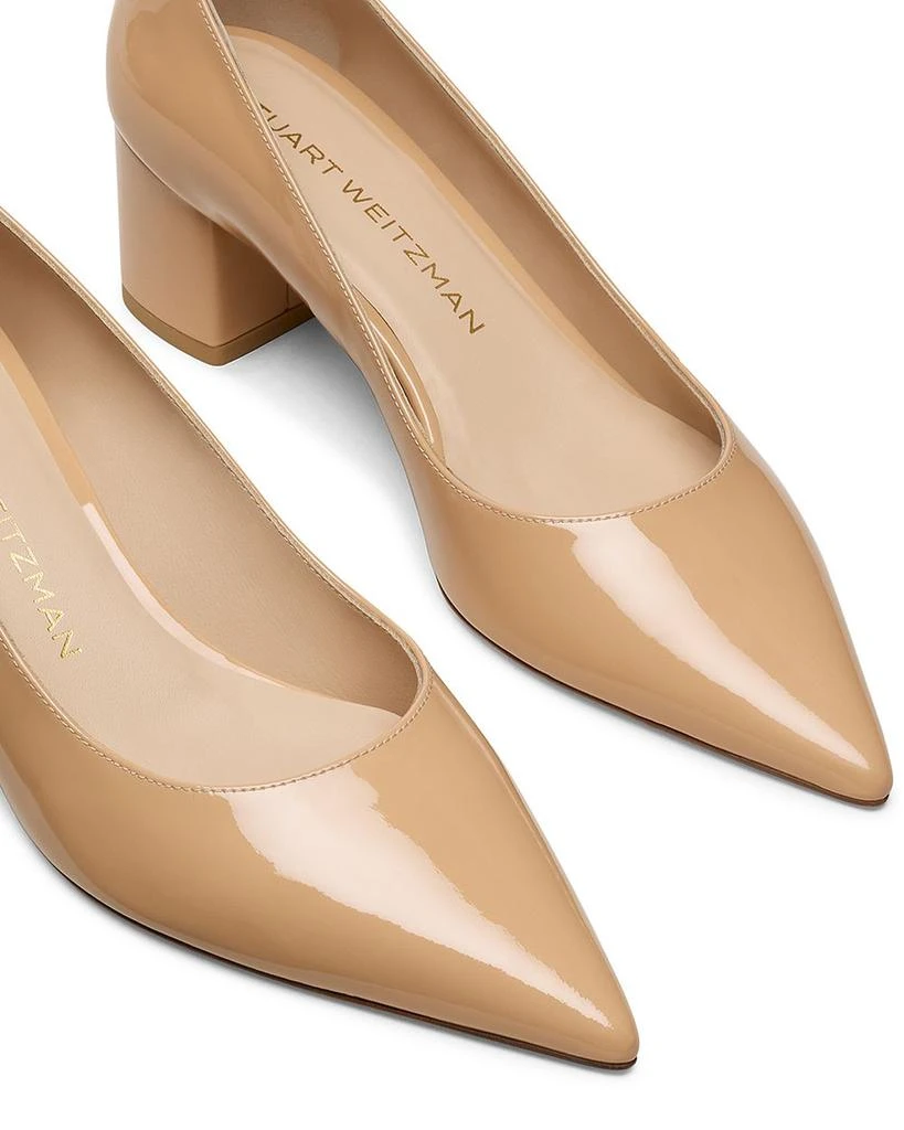Stuart Weitzman Women's Stuart Power Block 50 Pumps 3