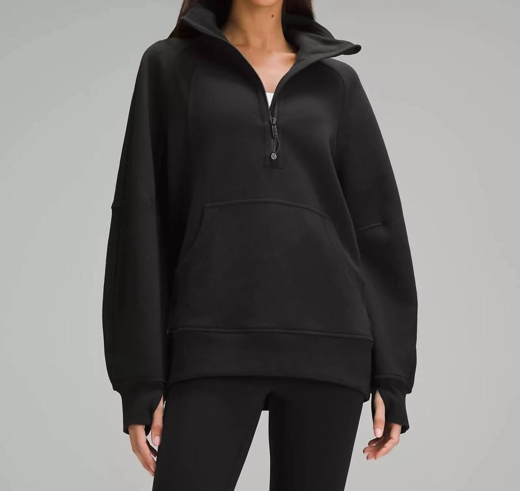 Lululemon Lululemon - Women's Scuba Oversized Funnel Neck Half Zip Long Sweatshirt