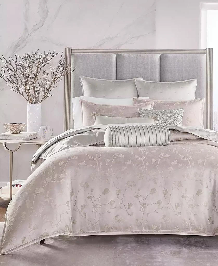 Hotel Collection Sakura Blossom Greylac Comforter Set, Full/Queen, Exclusively at Macy’s 1