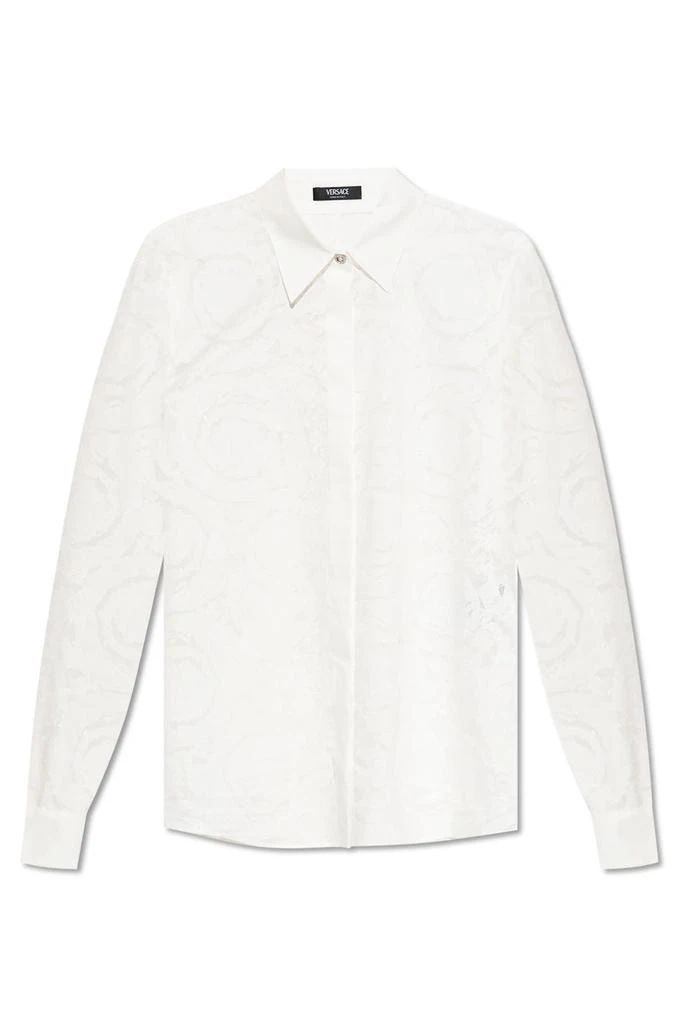 Versace Versace Barocco Pattern Long-Sleeved Shirt from Cettire