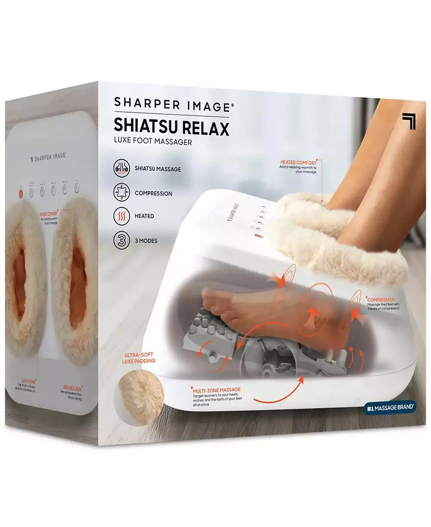 Sharper Image Shiatsu Relax Luxe Foot Massager 8