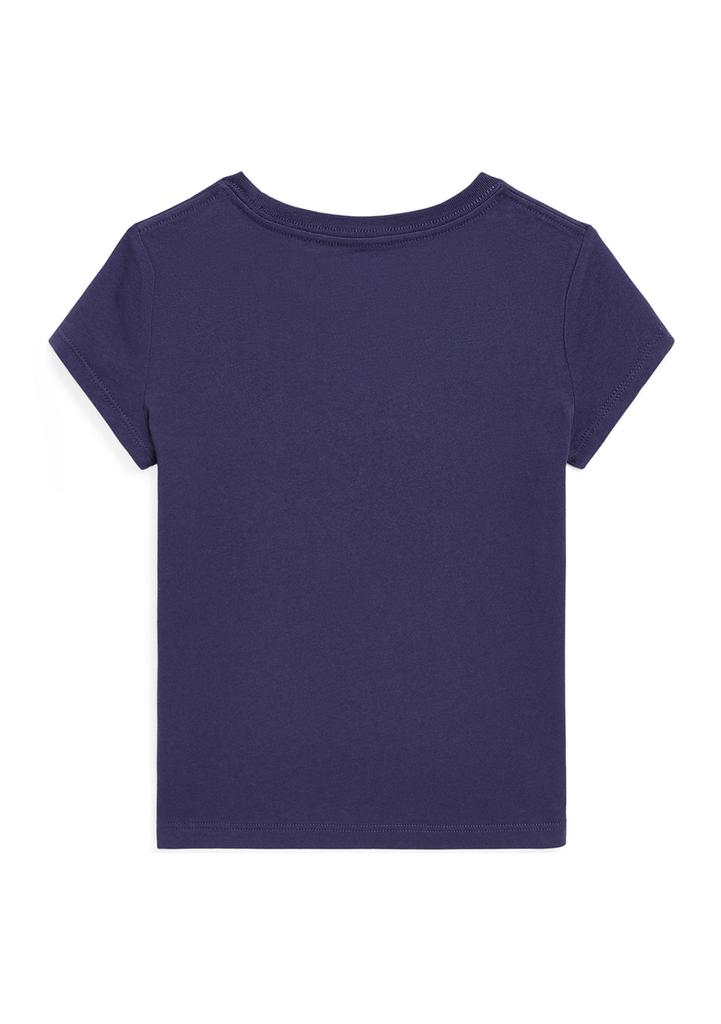 Ralph Lauren Girls 2-6x Polo Bear Cotton Jersey Graphic T-Shirt