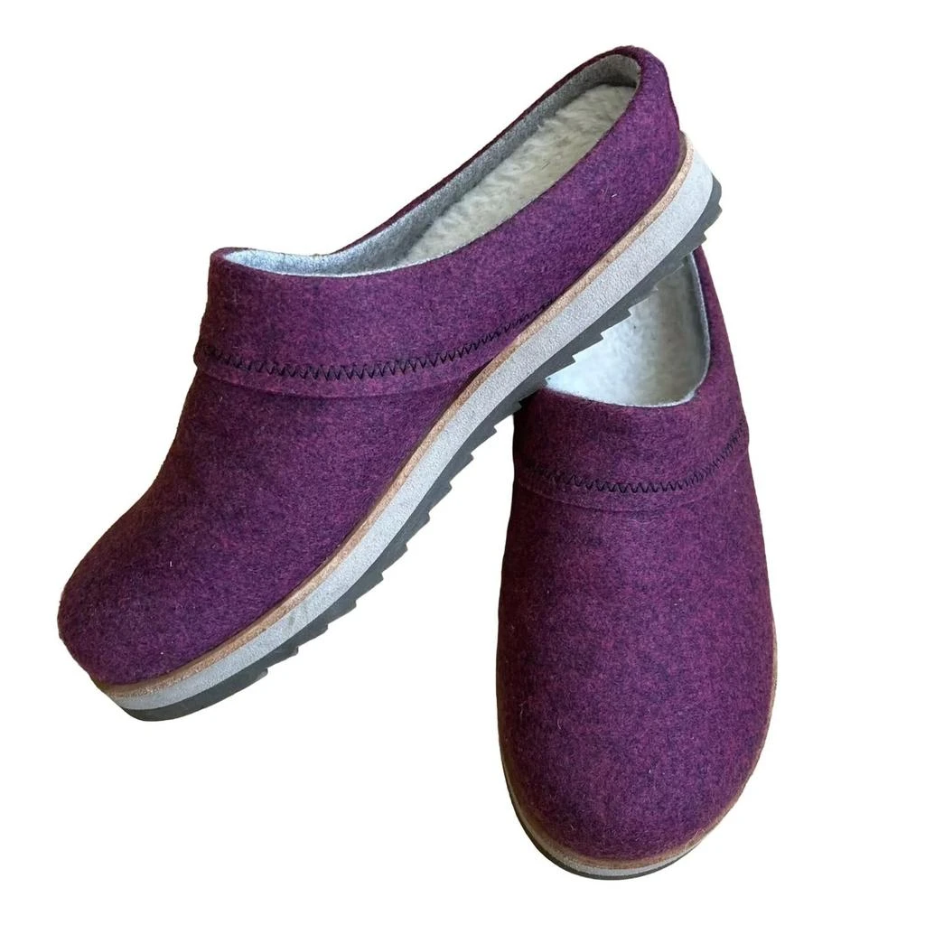 Merrell Women's Juno Wool Clog In Cranberry 1