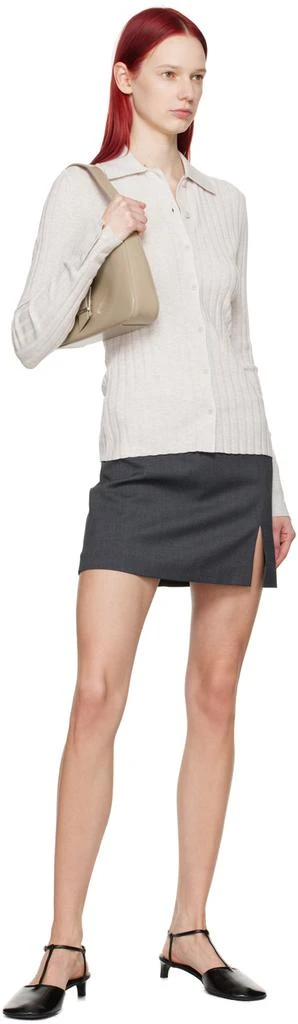 FILIPPA K Gray Tailored Miniskirt 4