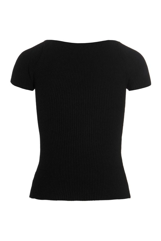 Khaite Khaite Ista Cap-Sleeved Knitted Top 2