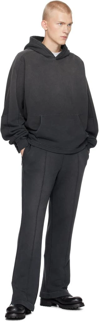 Represent Black Stepped Hem Sweatpants 4