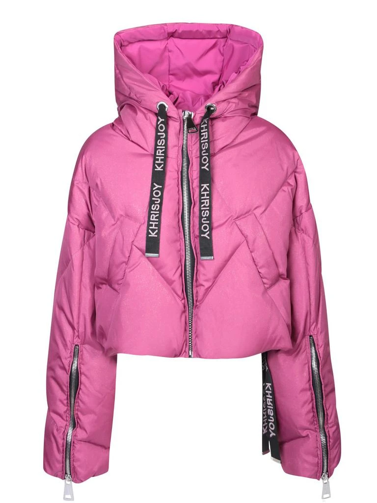 Khrisjoy Khrisjoy Quilted Cropped Zip-Up Jacket 1